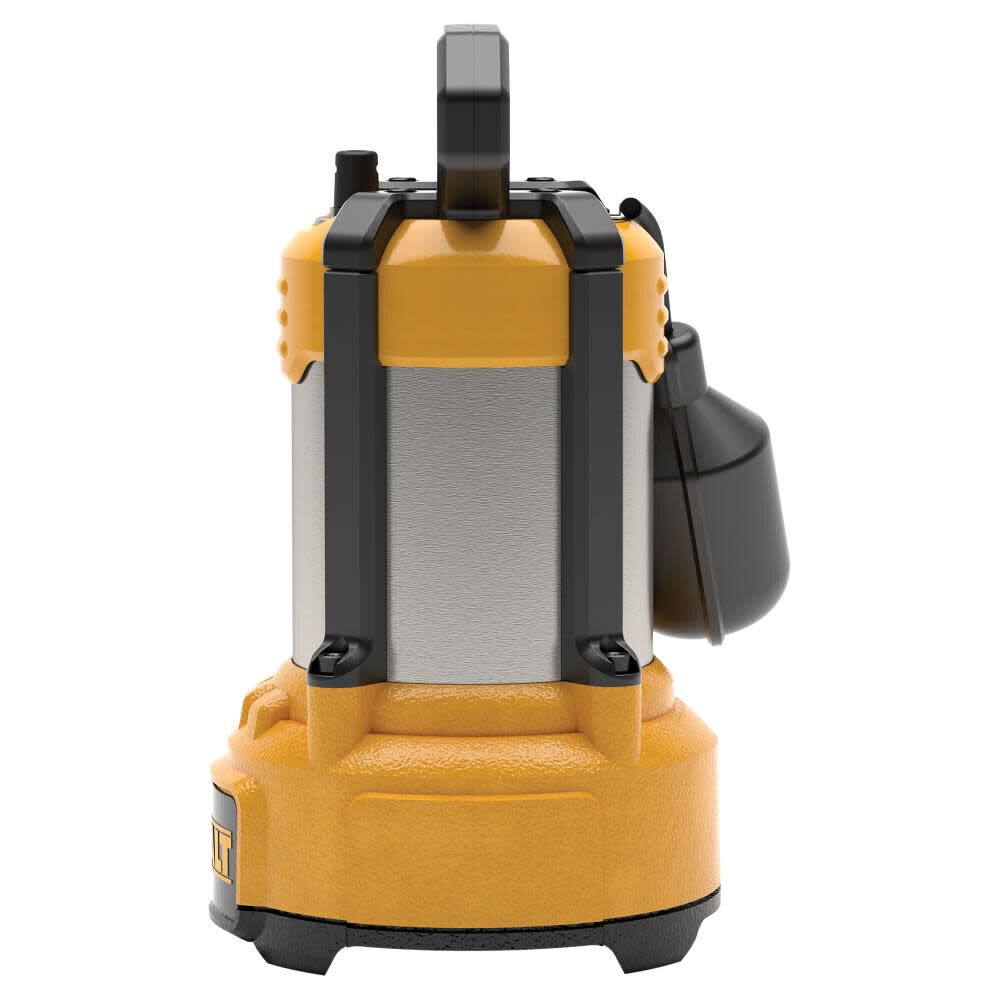 DEWALT 3/4 HP SSTL/Cast Iron Submersible Sump Pump Tethered DXWP62781 from DEWALT