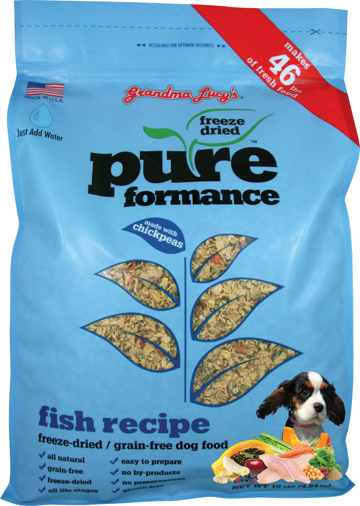 Grandma Lucys Pureformance Fish Recipe Freeze Dried Grain Free Dog Fo