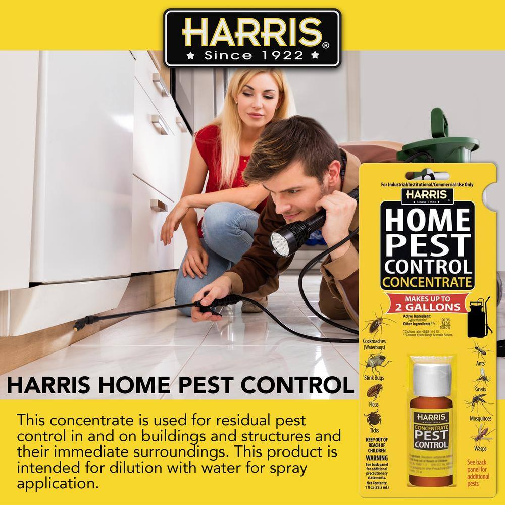 Harris 1 oz. Pest Control Concentrate and 1 Gal. Tank Sprayer Value Pack (3-Pack) 3HPC-TANKVP