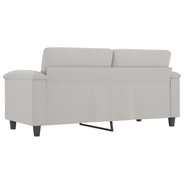 2-Seater Sofa Light Gray 55.1