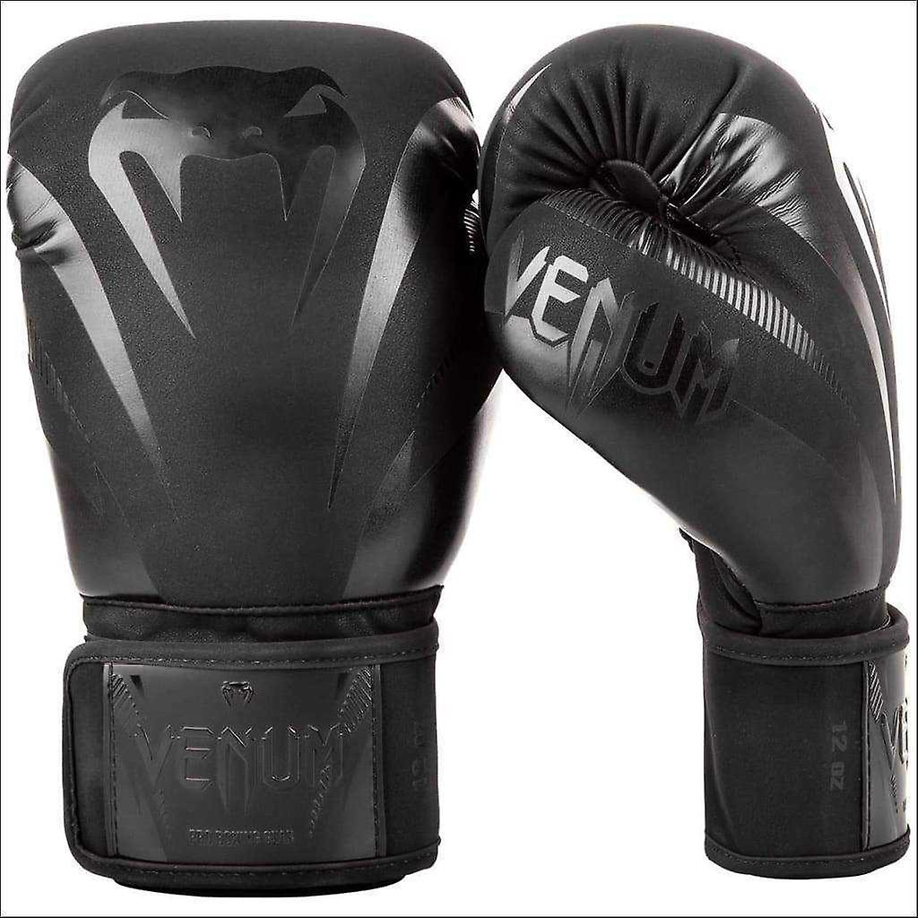 Venum impact boxing gloves black/black