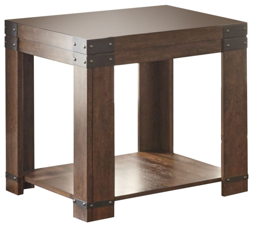 Arusha End Table   Industrial   Side Tables And End Tables   by HedgeApple  Houzz