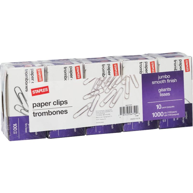 Staples Paper Clip Jumbo