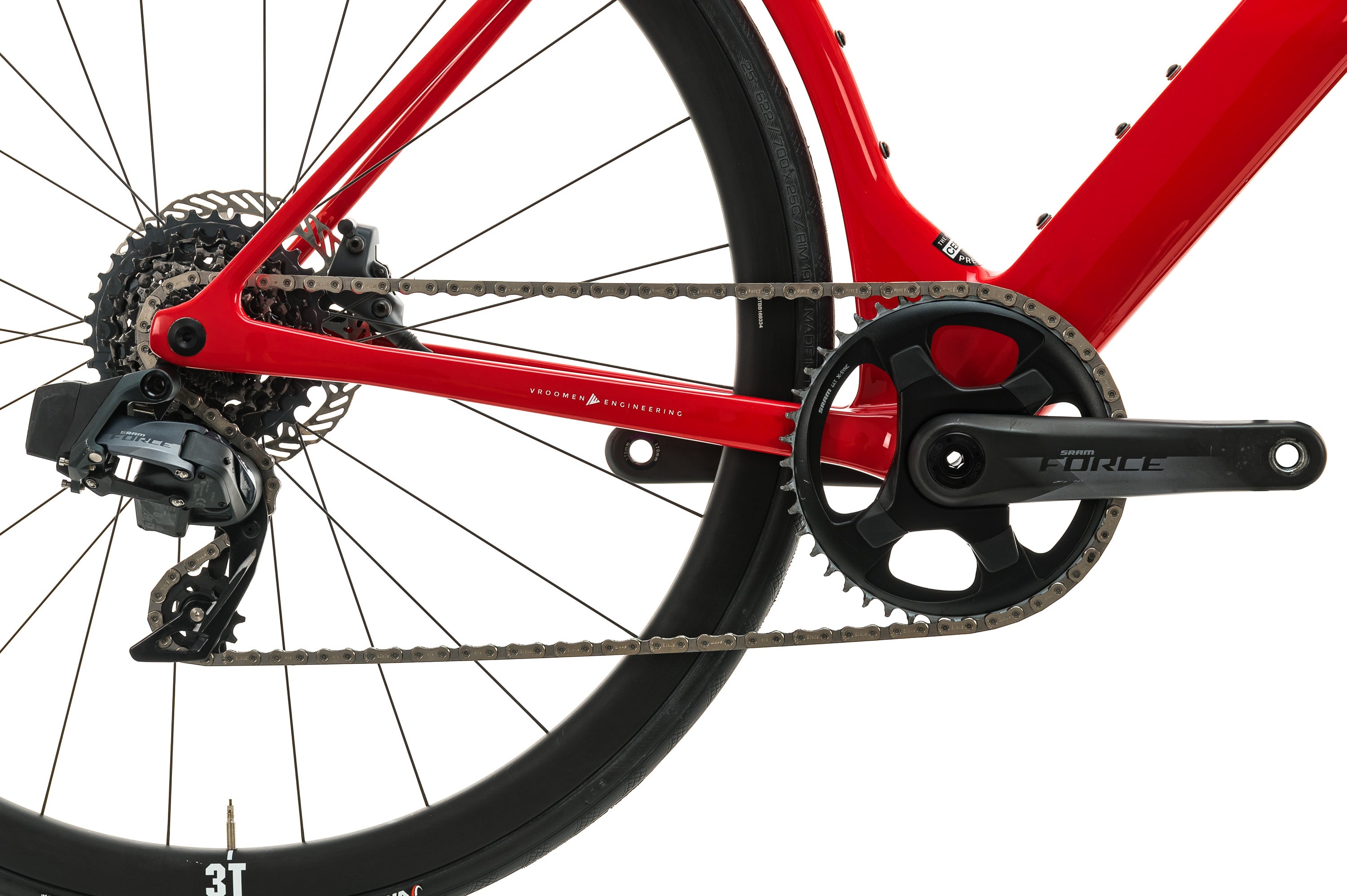 3T Strada Team Force AXS eTap Road Bike - 2019, Small