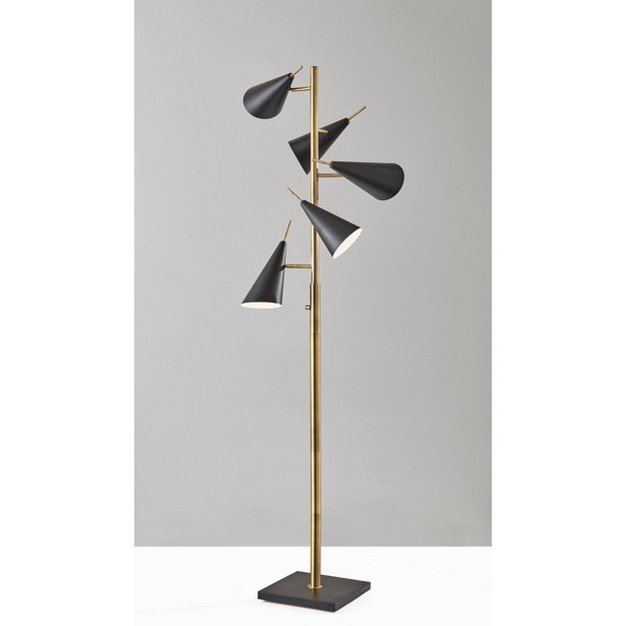 Owen Tree Lamp Black Adesso