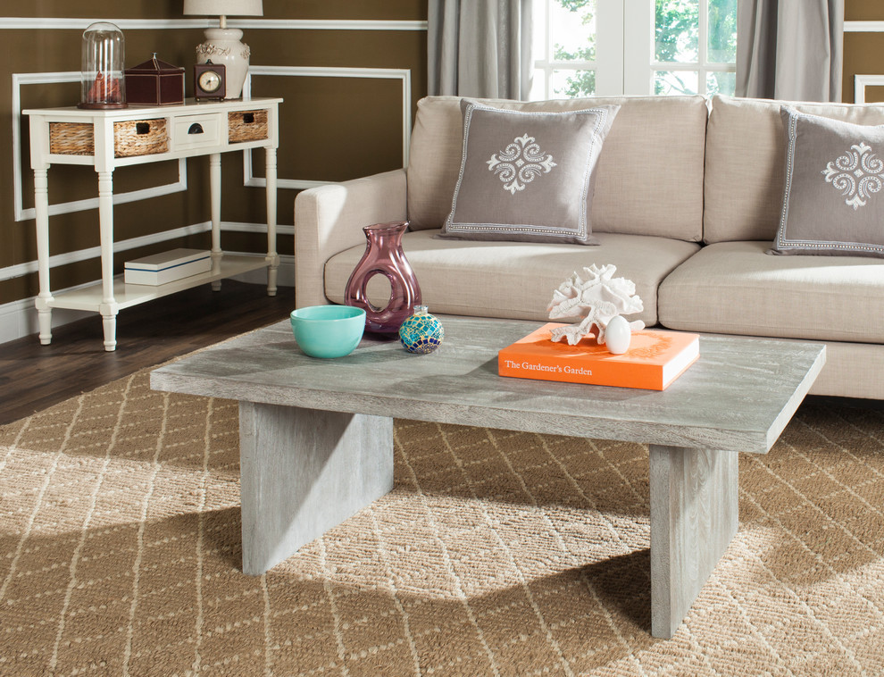 Safavieh Senjo Rouge Coffee Table   Farmhouse   Coffee Tables   by Safavieh  Houzz