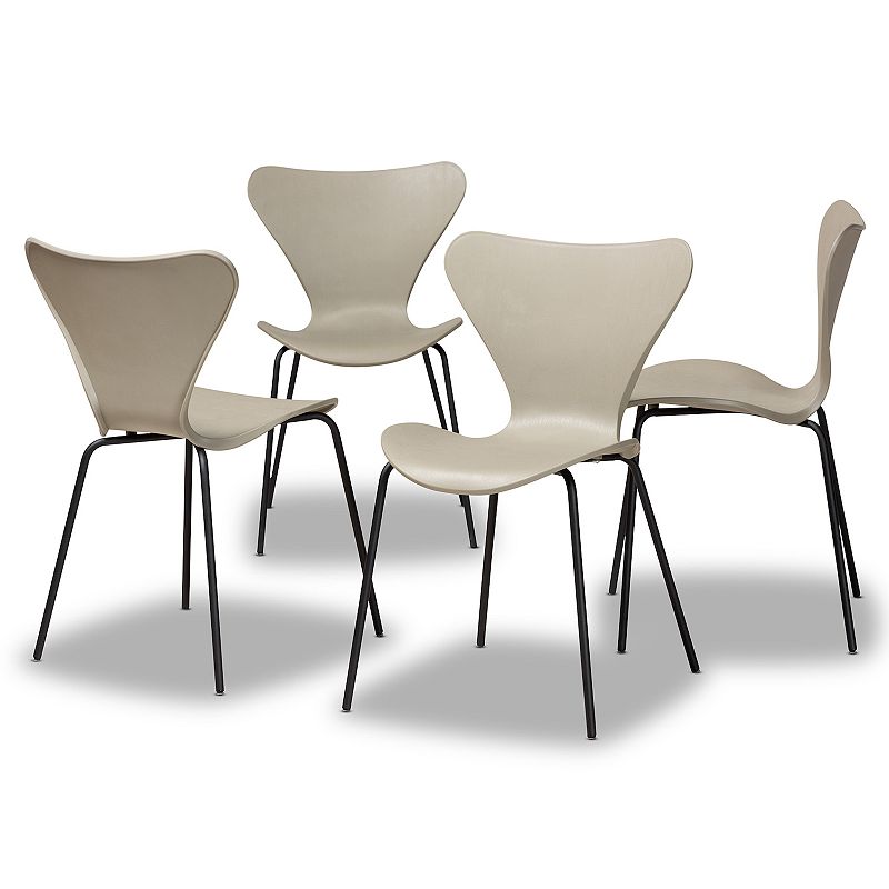 Baxton Studio Jaden Dining Chair 4-Piece Set