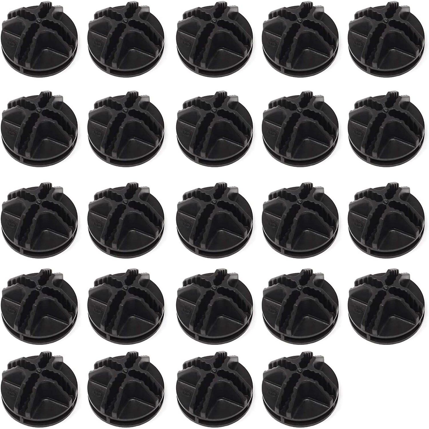 24pcs Wire Cube Plastic Connectors For Modular Storage Organizer Closet And Wire Shelving(maximum Wire Diameter: 3.8mm)