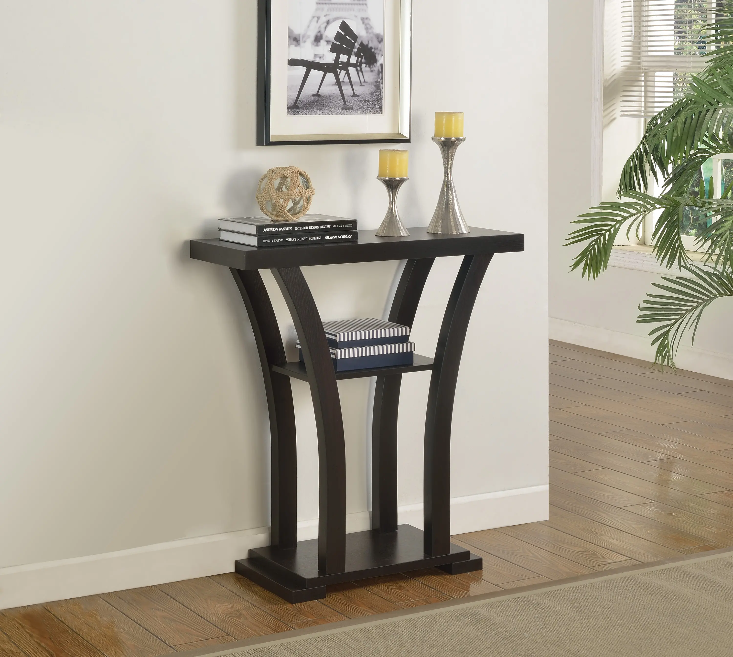 Wenge Dark Chocolate Small Console Table