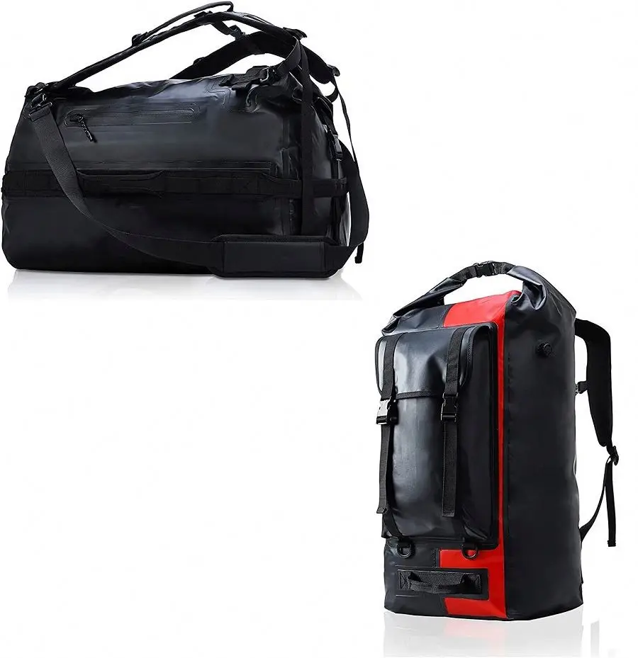 Large Waterproof Duffel Bag Rolltop Dry Backpack and Rucksack Water Sports Pack