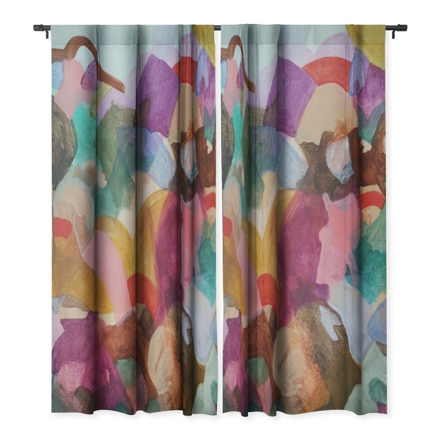 1pc Blackout Window Curtain Panel Deny Designs