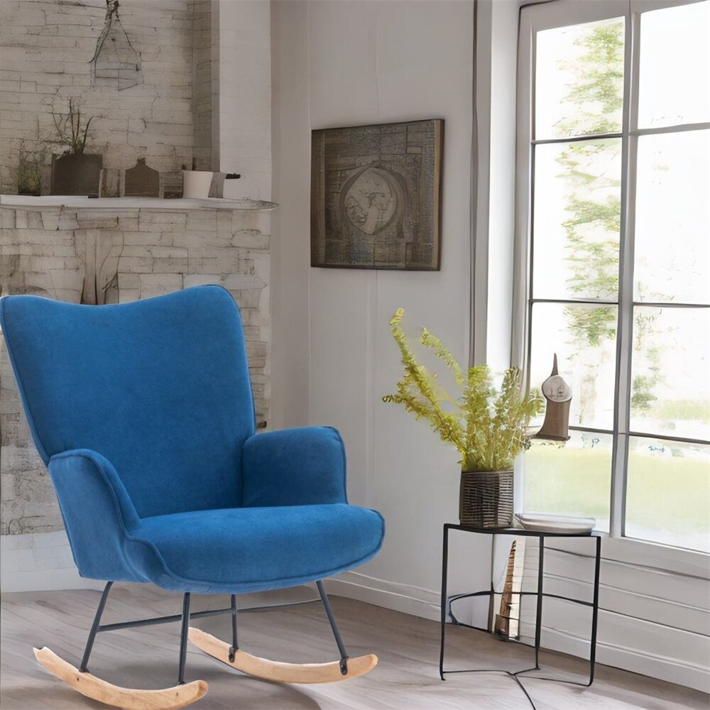 Simple Modern Style Rocking Chair for Living Room