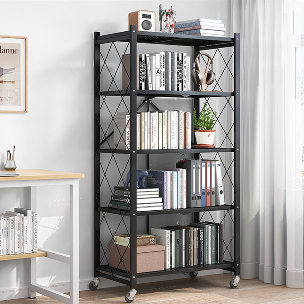 COOKCOK 5-Tier Storage Shelving Unit,Heavy Duty Metal Shelf 27.9