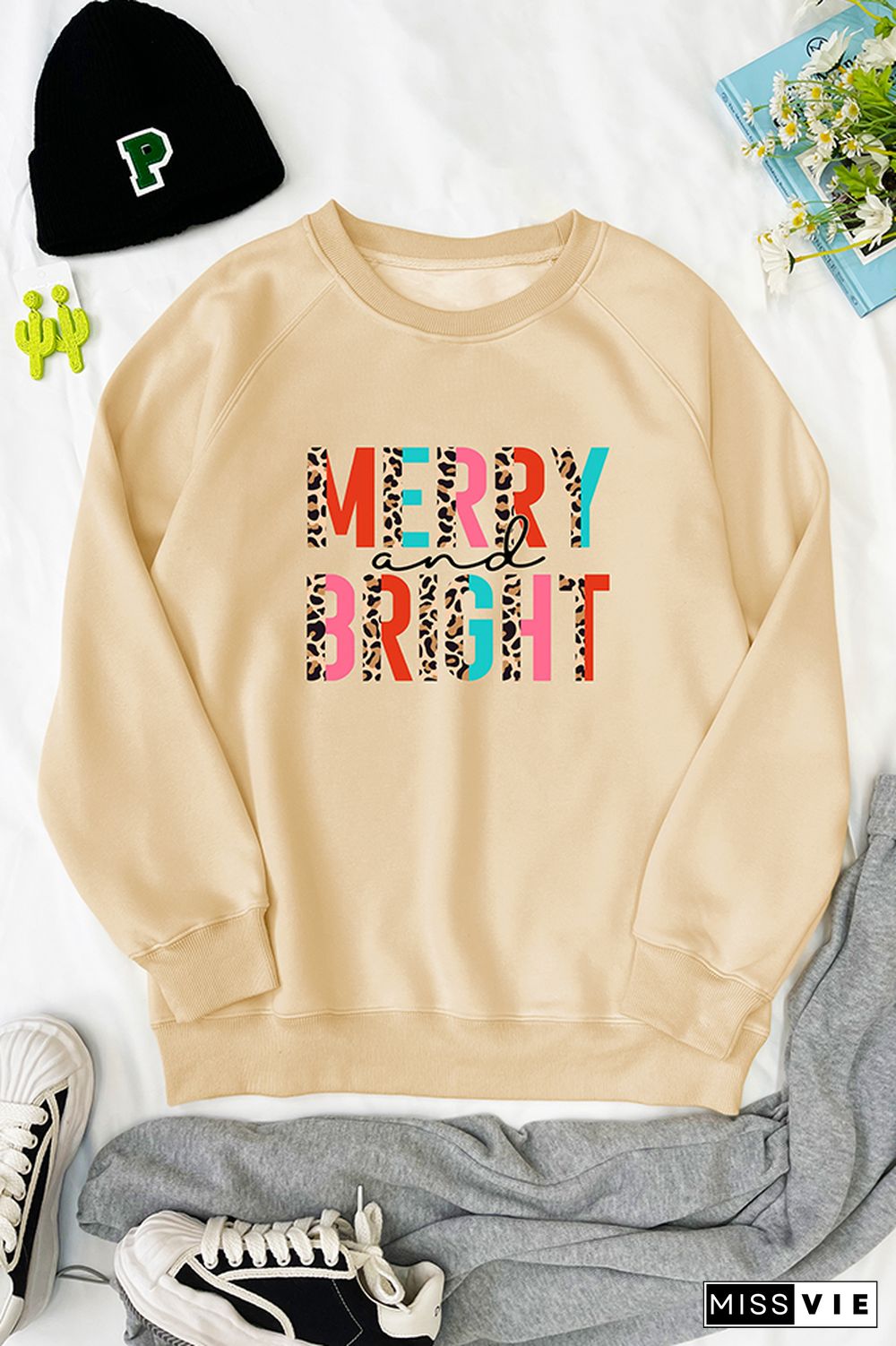 Merry & Bright Christmas Sweatshirt Wholesale