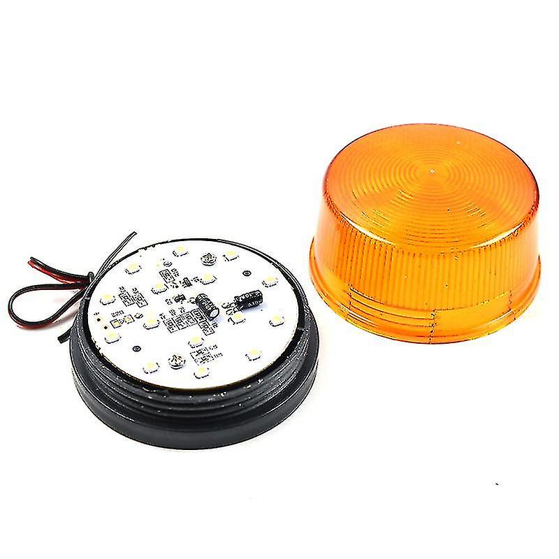 Small Strobe Light Led Strobe Warning Light Alarm Flashing Light Signal Light， 1 Piece， Yellow