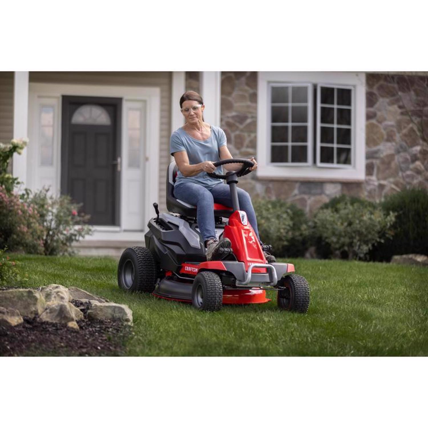 Craftsman CMCRM233301 30 in. Electric 56 V Battery Riding Mower Kit (Battery \u0026 Charger)