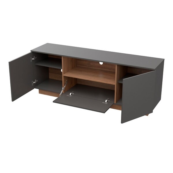 Inval Modern Dark Grey TV Stand