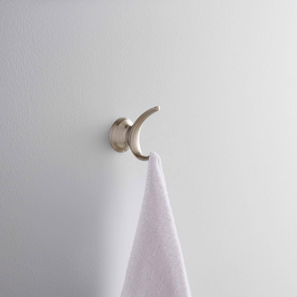 MOEN Darcy Double Robe Hook in Brushed Nickel Y1503BN