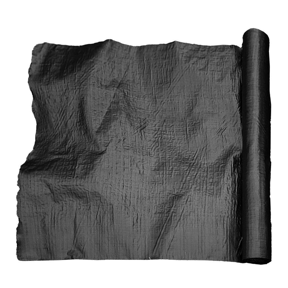 ALEKO 6 x 300 ft. Non-Woven Spun Weed Barrier Fabric - Black NWM6x300-HD