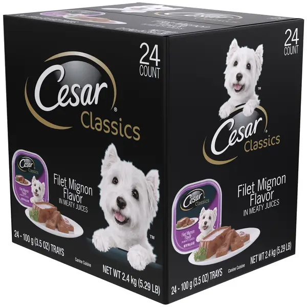 Cesar Classic Loaf Filet Mignon Flavor Dog Food