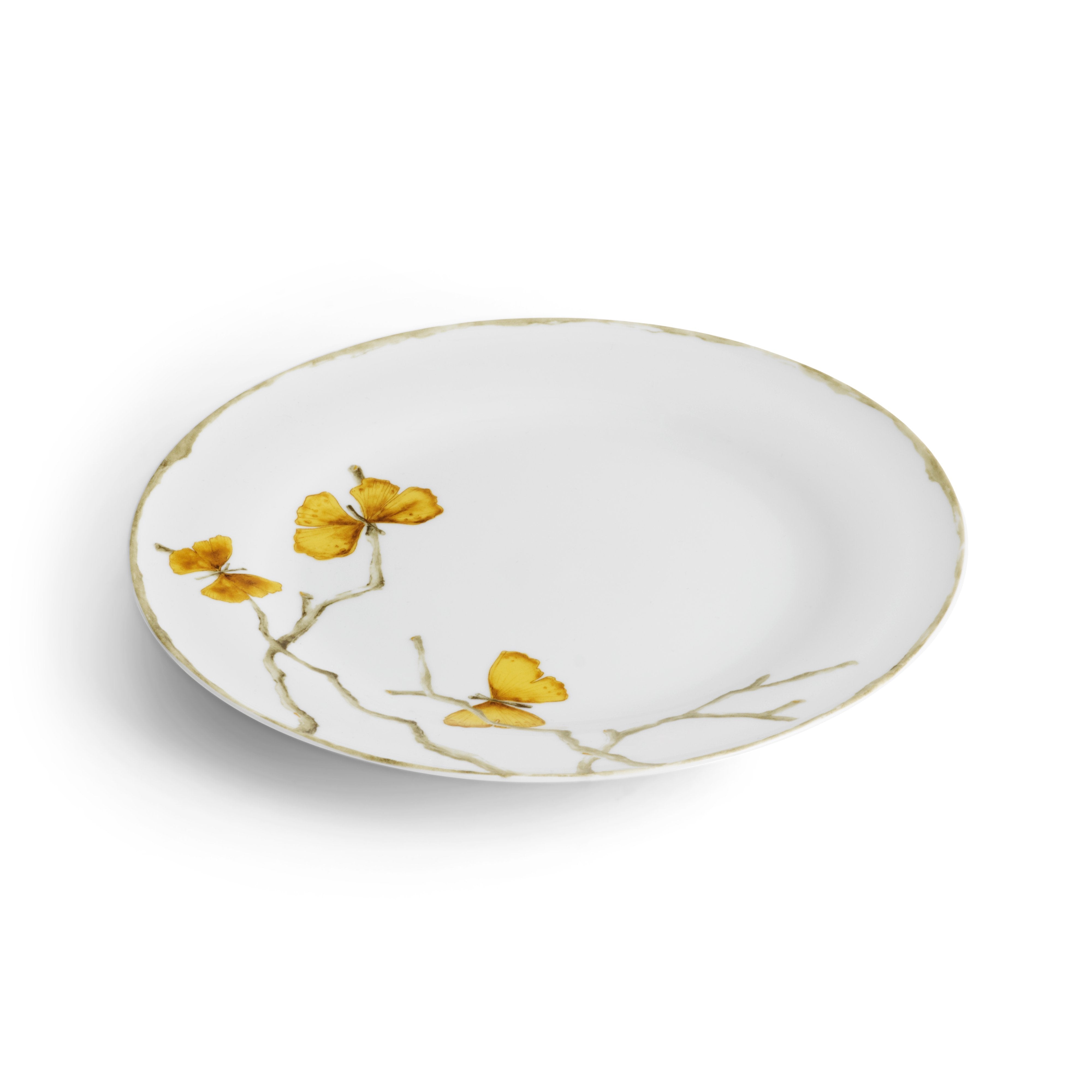 Butterfly Ginkgo Gold Dinnerware