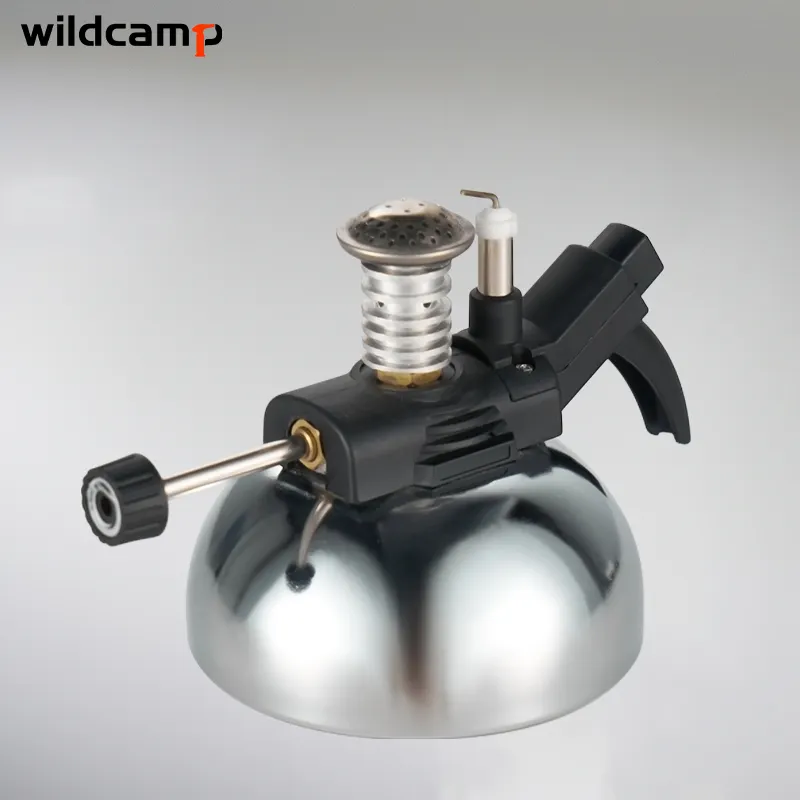 Portable Picnic Camping Stove Windproof Design Gas Cooking Burner with Ignition