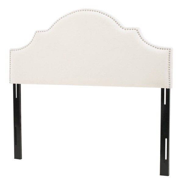 Bianca Adjustable Full/Queen Studded Fabric Headboard by Christopher Knight Home - - 12184191