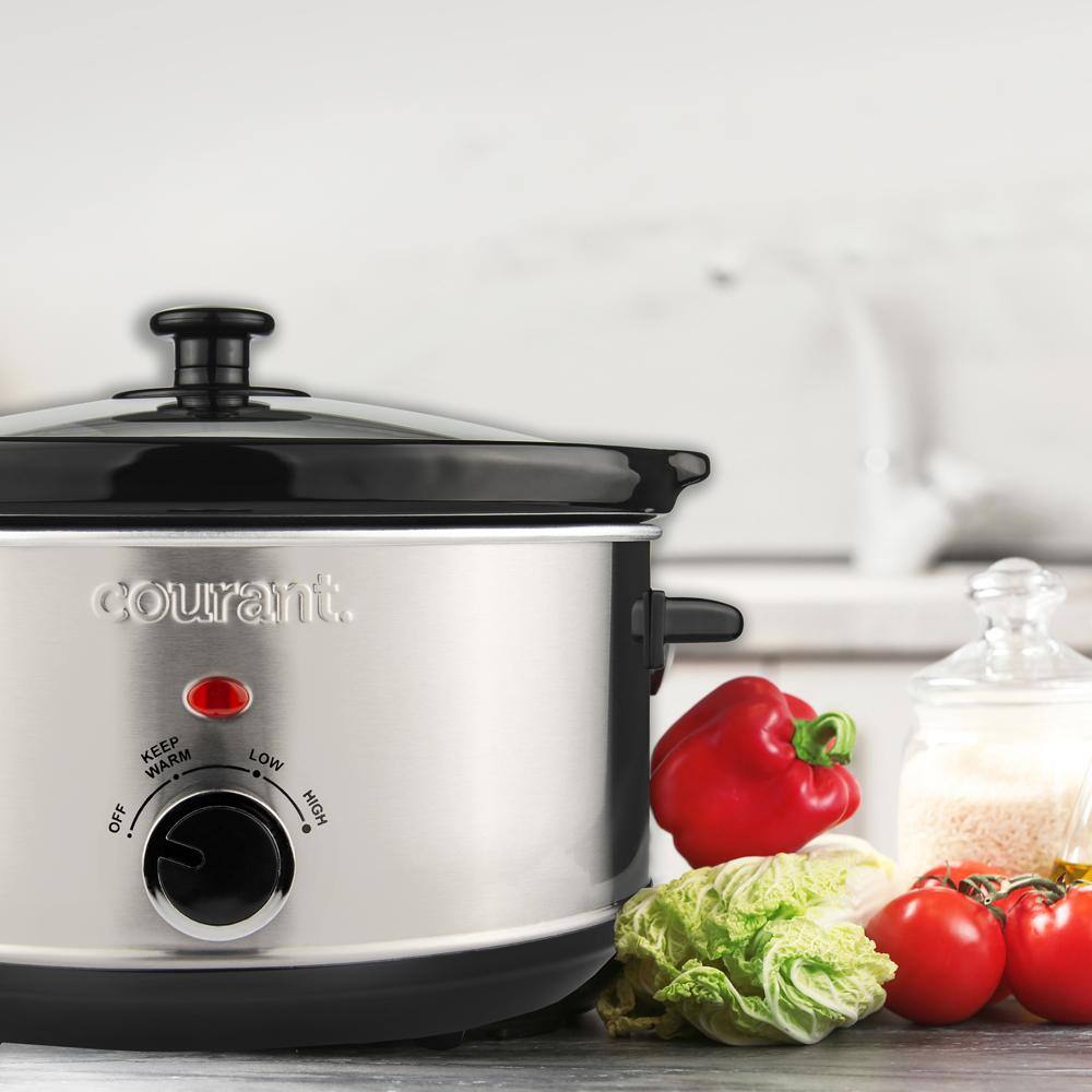 Courant 7.0 qt. Oval Slow Cooker Stainless Steel MCSC7025ST974