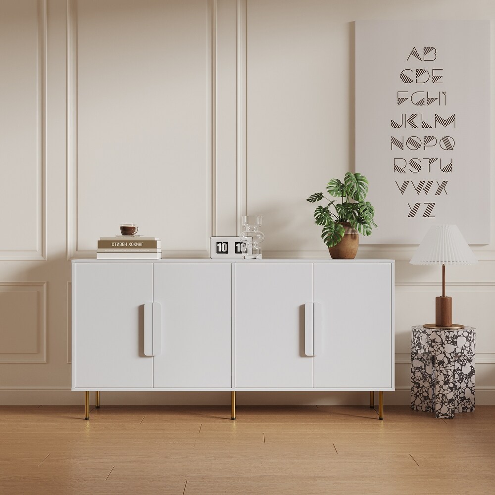 Sideboard Buffet Cabinet with 4 Doors