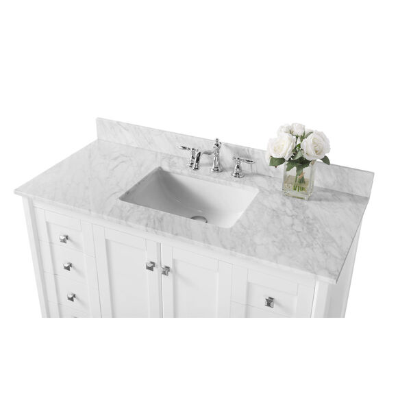 Shelton White 48-Inch Vanity Console