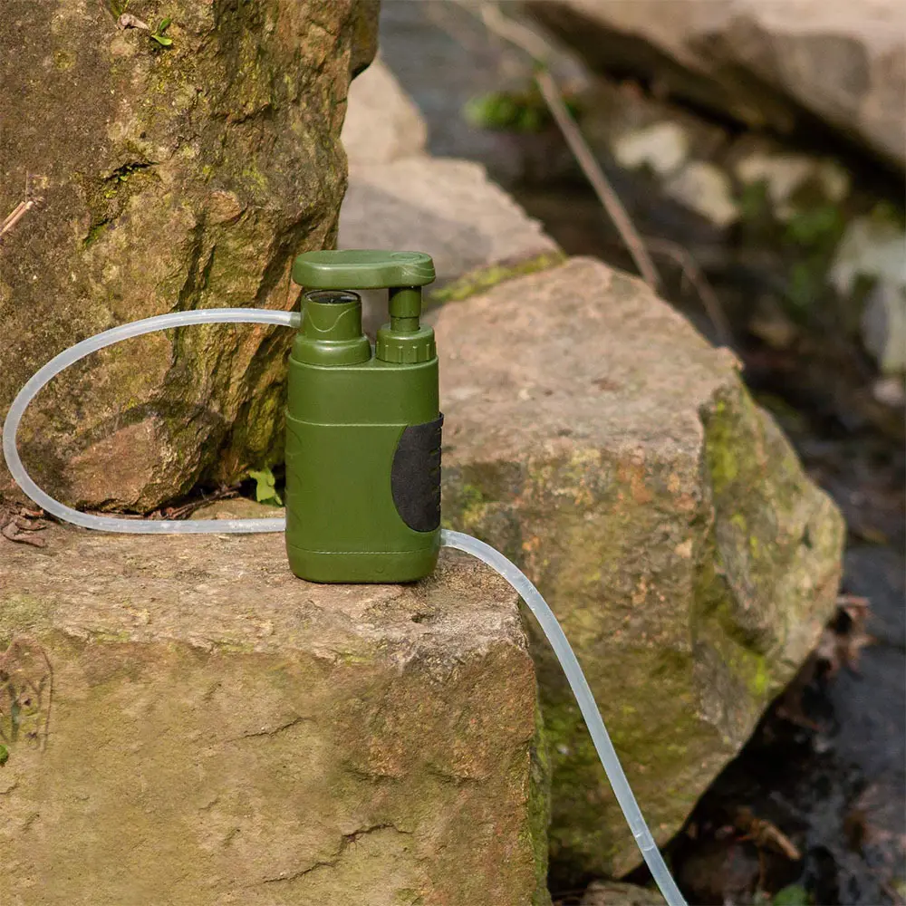 Outdoor Emergency Individual Water Purifier Emergency Direct Drinking Portable Filter Drinking Water Purifier Camping   Hiking