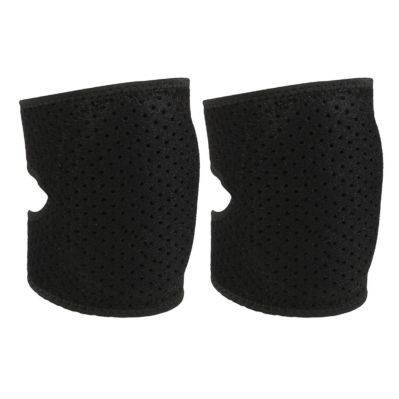 1 Pair Breathable Knee Pads Skid Resistance Sports Knee Pads Elbow Leg Protectors For Kidsblack