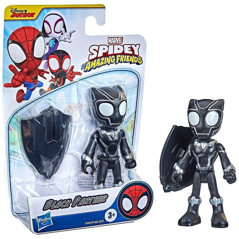 Marvel Spidey And His Amazing Friends Black Panther Figure 10cm