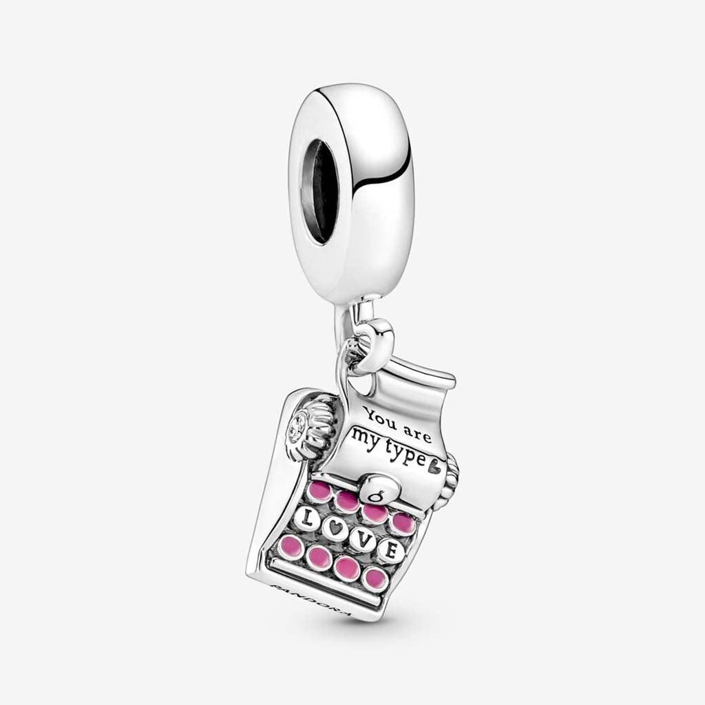 PANDORA  Typewriter Dangle Charm