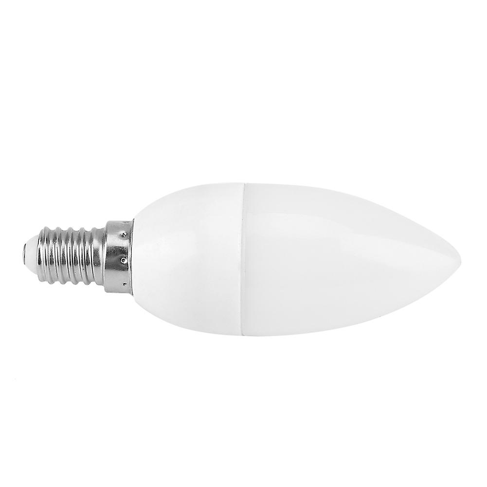 Retro Style Home Candle Shape E14 Socket Bulb Led Light Lamp Ac 220v (round Warm White)