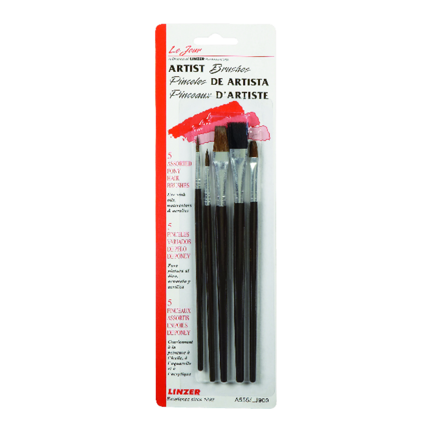 Linzer Assorted Artist Paint Brush Set