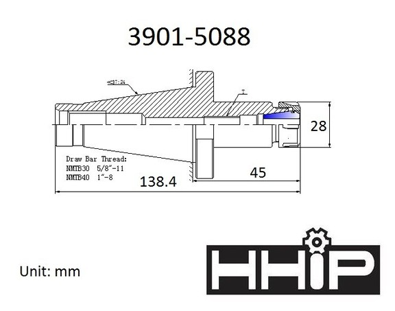 ABS Import Tools PRO SERIES  40 NMTB ER 16 COLLET ...