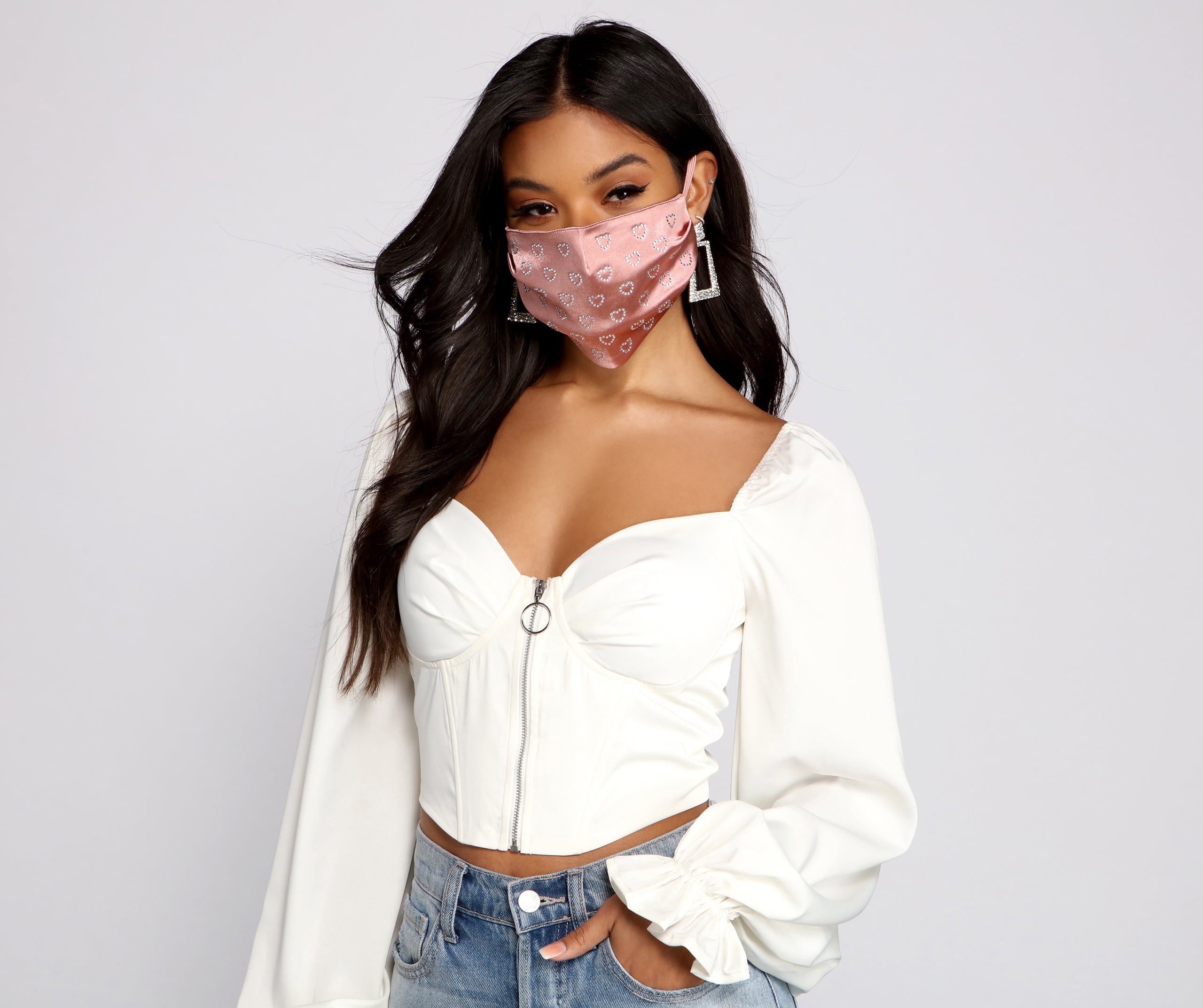 Stylish Stunner Satin Face Mask