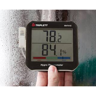 TRIPLETT Hygro-Thermometer with Remote Probe and Cert. of Traceability to NIST RHT415-NIST