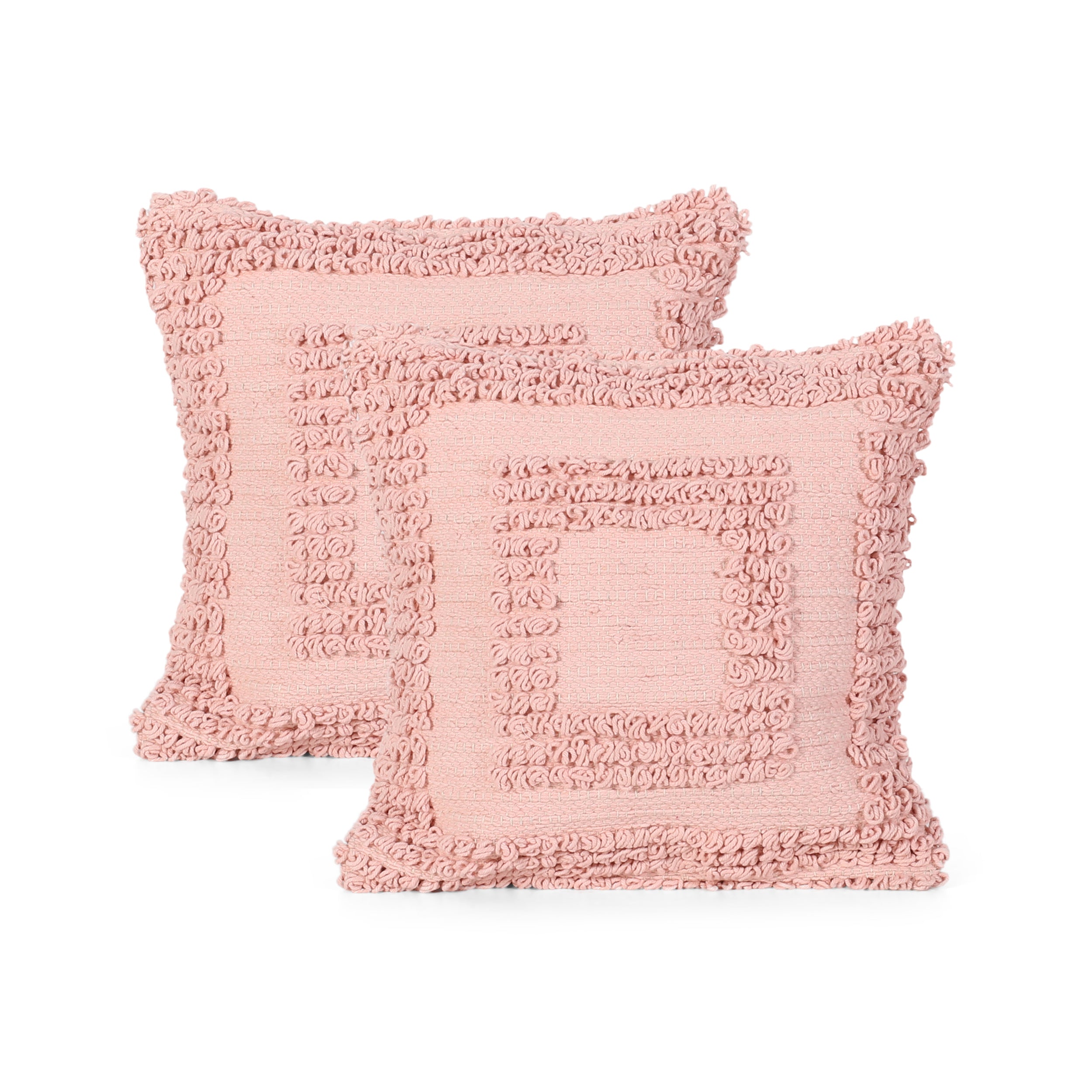 Lamontae Boho Cotton Throw Pillow (Set of 2)