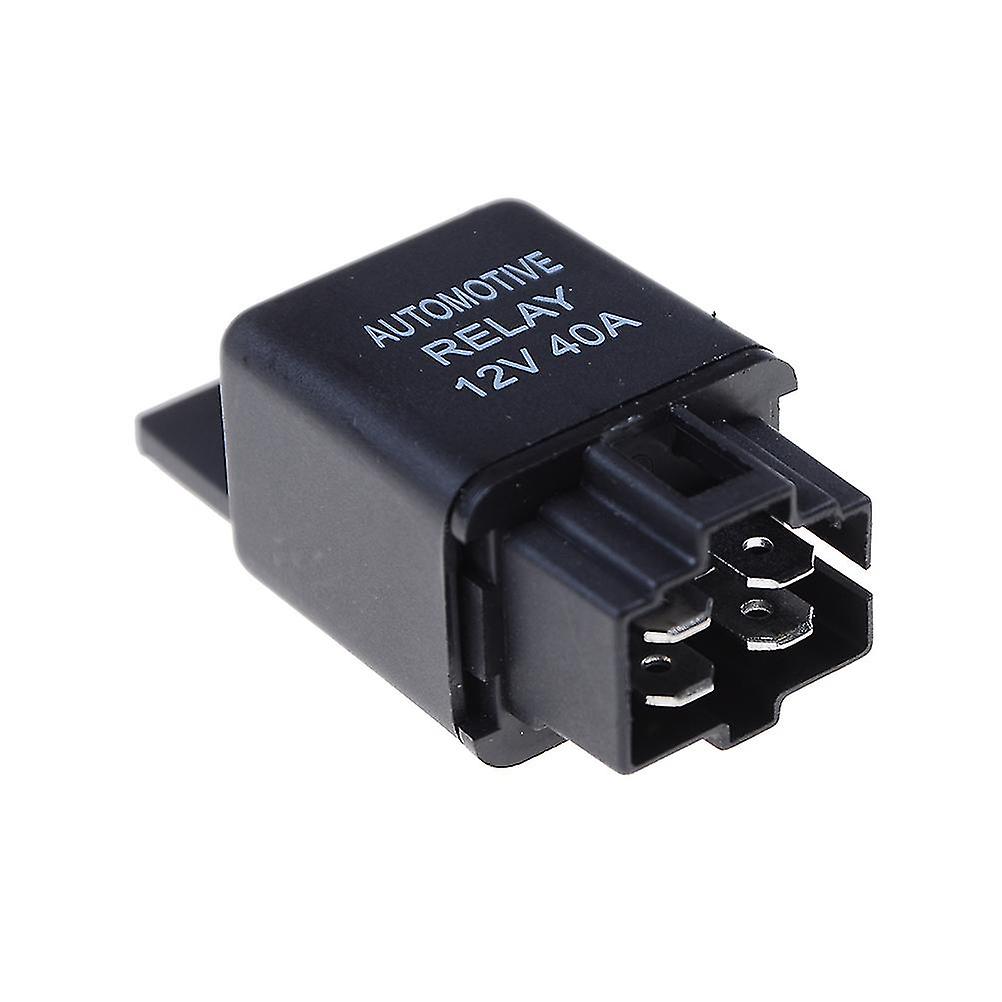 12v 40a Car Automotive Relay 4 Pins Spst Alarm Relay With Relay Socket Hfmqv