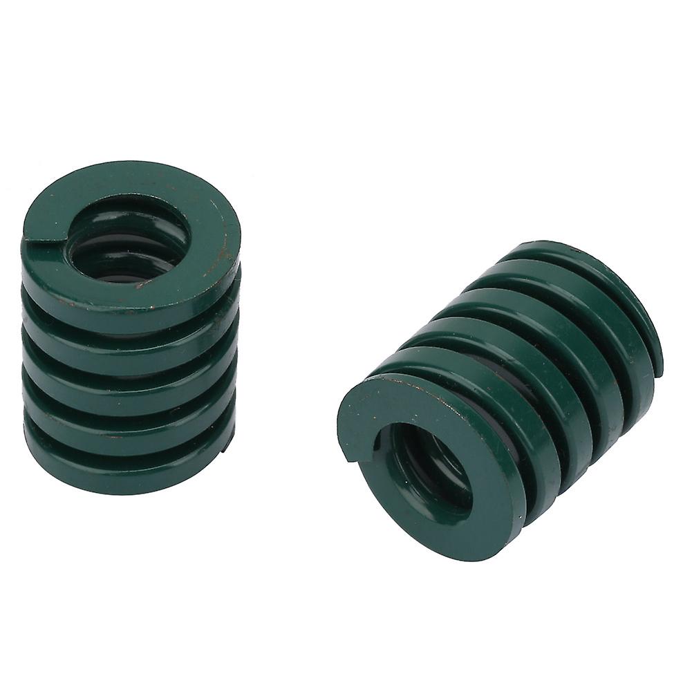 2pcs Od 25mm Id 12.5mm Heavy Load Mould Die Spring Green (th25*50mm)