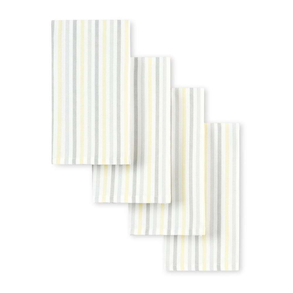 Martha Stewart Daisy Stripe Napkin Set 4 Pack   19\