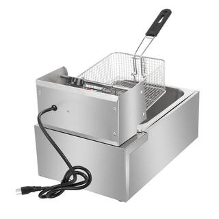 Winado 6.3 qt. Stainless Steel Electric Deep Fryer 448658122383