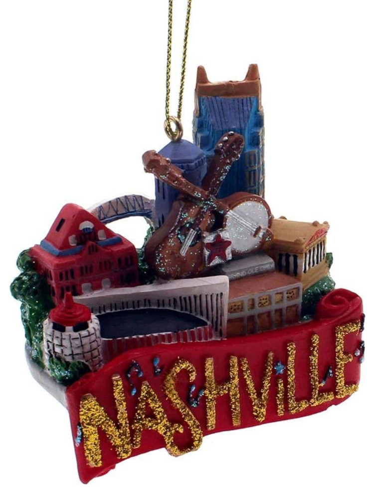 Kurt Adler  quotNashville quotChristmas Tree Ornament   Traditional   Christmas Ornaments   by Esbenshades Greenhouses  Houzz