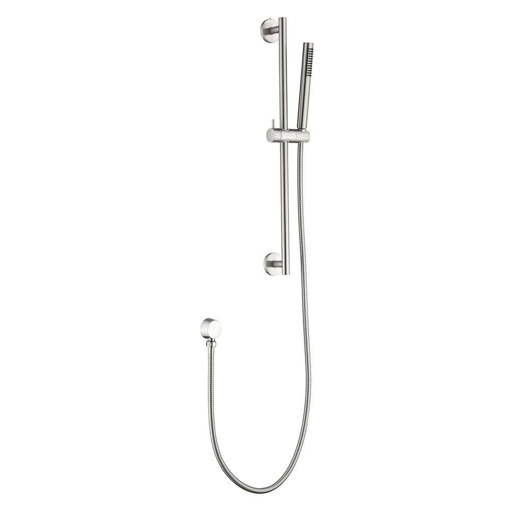 Utopia 4niture Krisha 1-Spray Eco-Performance Handheld Shower with Slide Bar in Brushed Nickel HATH3003NS