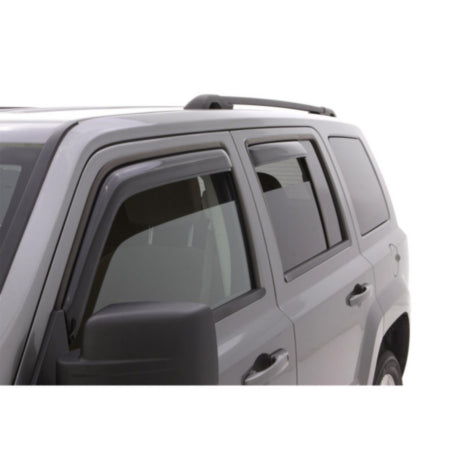 Auto Ventshade AVS 194359 In-Channel Ventvisor Side Window Deflector， 4-Piece Set for 2007-2018 Jeep Patriot