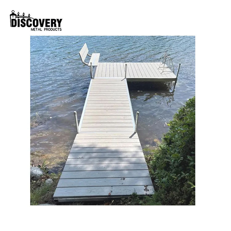 factory supply  aluminum dock with leg