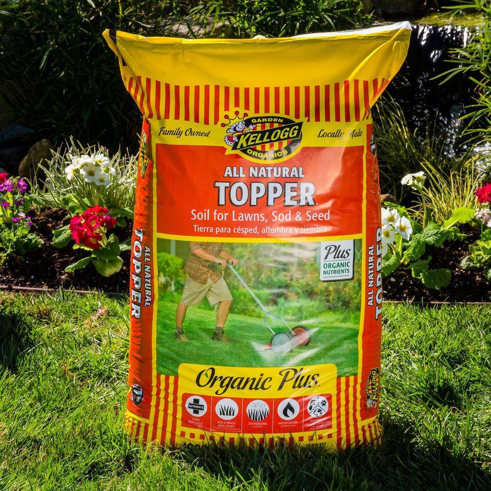 Kellogg Garden Organics 1.5 cu. ft. All Natural Topper Lawn Soil for Seed and Sod 6560