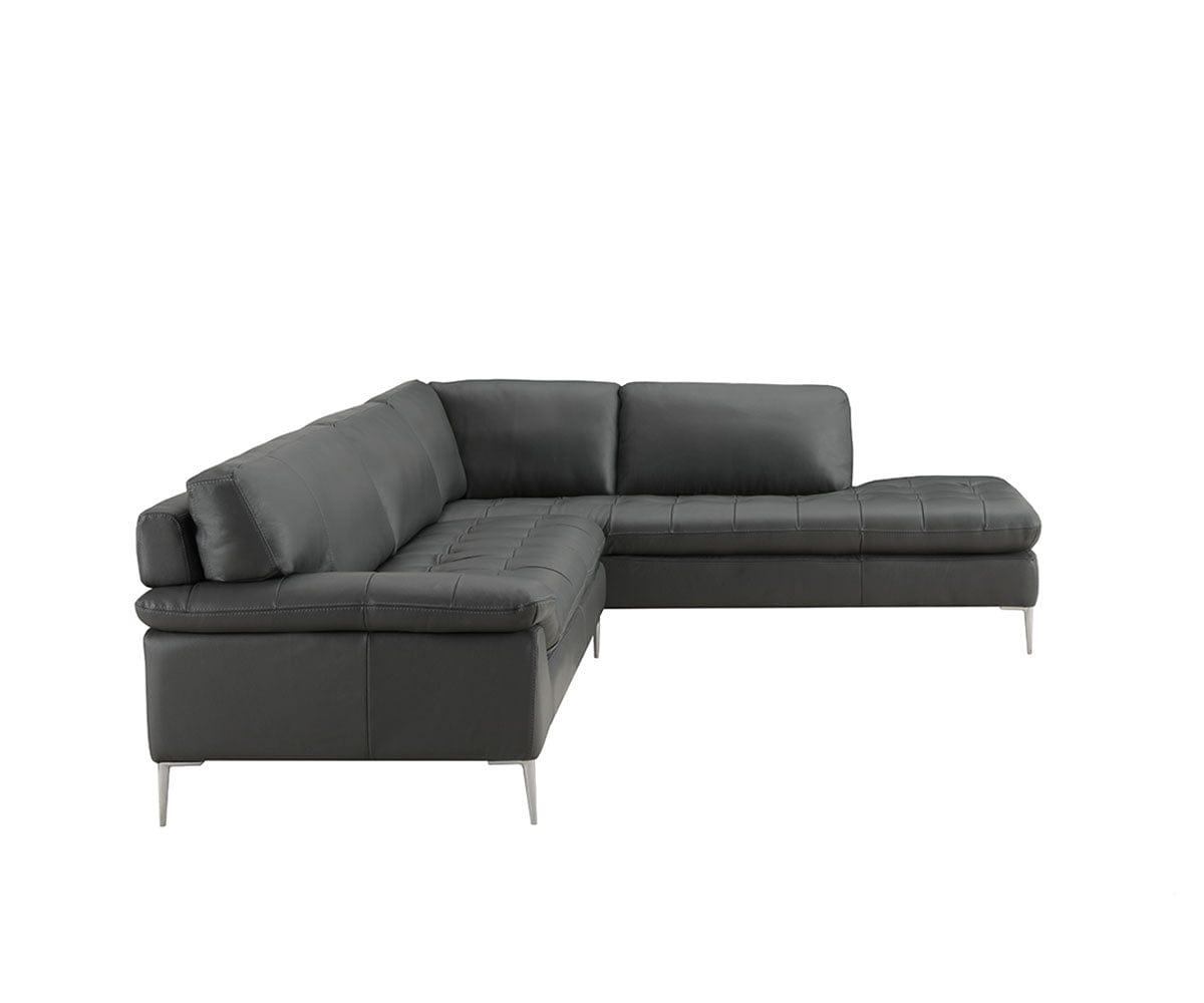 Bellini Leather Right Sectional